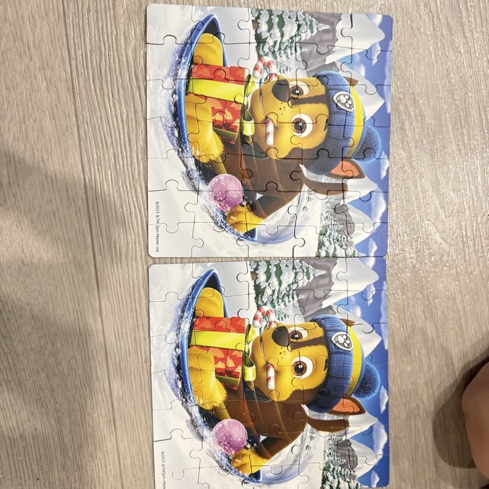 Фотография покупателя товара Пазлы 4 в 1, 35, 48, 54, 70 деталей, подарочный набор, Щенячий патруль - Фото 1