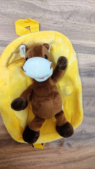 Фотография покупателя товара Мягкая игрушка - рюкзачок «Лошадка», 25 см - Фото 4