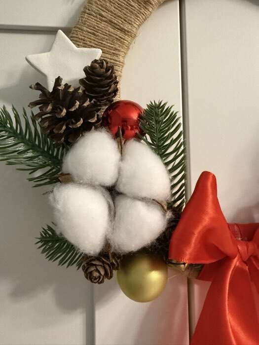 Фотография покупателя товара Ветка декоративная новогодняя, набор 10 шт., 13 см - Фото 4