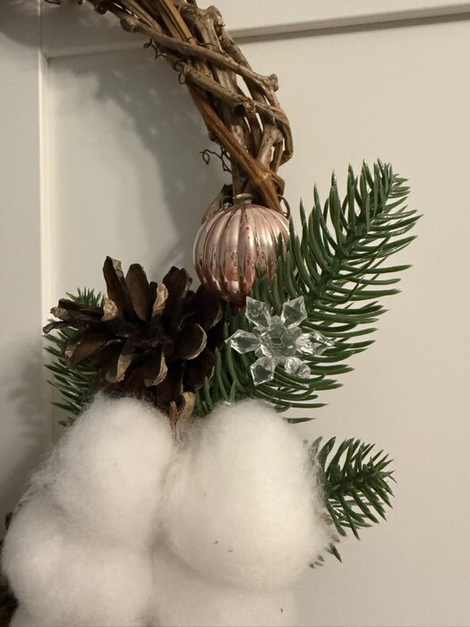 Фотография покупателя товара Ветка декоративная новогодняя, набор 10 шт., 13 см - Фото 5