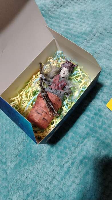 Фотография покупателя товара Подарочная коробка складная новогодняя «С Новым годом», 18×12×7 см - Фото 1