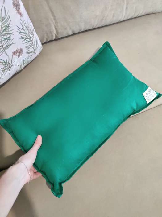 Фотография покупателя товара Подушка Этель, 45×45+1 см, чёрная, 100% хлопок - Фото 3