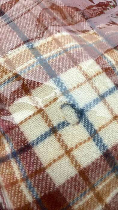 Фотография покупателя товара Шарф зимний с кистями MINAKU, размер 65×180 + 8 см, принт клетка - Фото 2