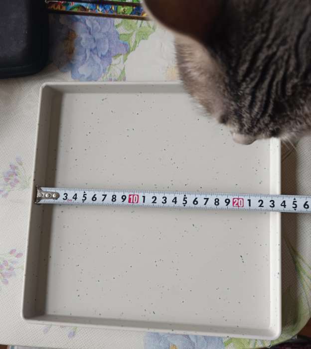 Фотография покупателя товара Блюдо сервировочное «Мрамор», 24.5×2.5 см, серое - Фото 5