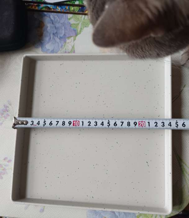 Фотография покупателя товара Блюдо сервировочное «Мрамор», 24.5×2.5 см, серое - Фото 6