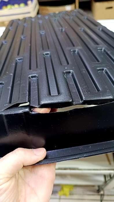 Фотография покупателя товара Поддон для рассады, 55×30×5.6 см, пластик, чёрный, Greengo - Фото 36