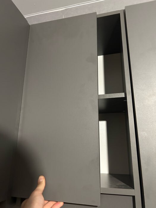 Фотография покупателя товара Кухонный гарнитур угловой «Лира», с столешницей, 1300×2000 мм, цвет графит/дуб кера - Фото 8