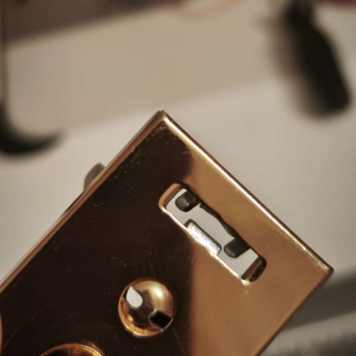 Фотография покупателя товара Застёжка для сумки, 3.5×2.6 см, цвет серебряный - Фото 3