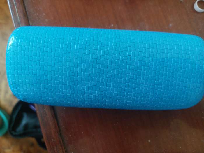 Фотография покупателя товара Футляр для очков на хлопушке, однотонный, размер 15×6×3.5 см, голубой - Фото 2