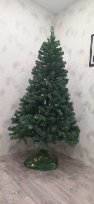 Фотография покупателя товара Искусственная ёлка «Зимнее волшебство. Голубая ель», 270 см d нижнего яруса 150 см 1850 ПВХ веток на крючках - Фото 1