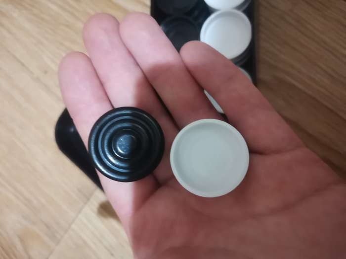 Фотография покупателя товара Шашки, d=3 см, h=0.9 см - Фото 2