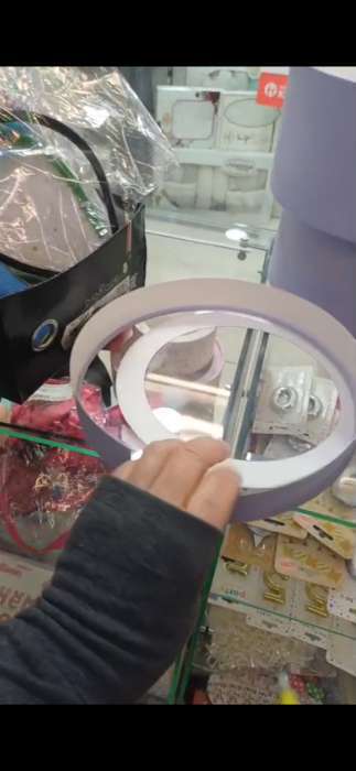 Фотография покупателя товара Набор 2 в 1 круглых коробок «Бледно-фиолетовый» с окном, 21×11 - 18×10 см - Фото 5