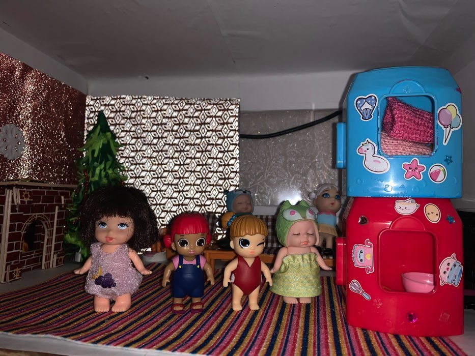 Фотография покупателя товара Пупсик «Roomie boo» + домик, комплект одежды, аксессуары, буклет, цвета МИКС - Фото 4