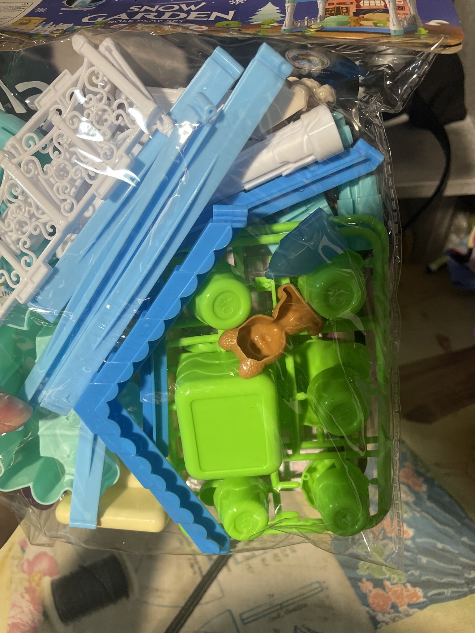 Фотография покупателя товара Дом для питомцев «Сказочная жизнь», с питомцами и аксессуарами, свет - Фото 1