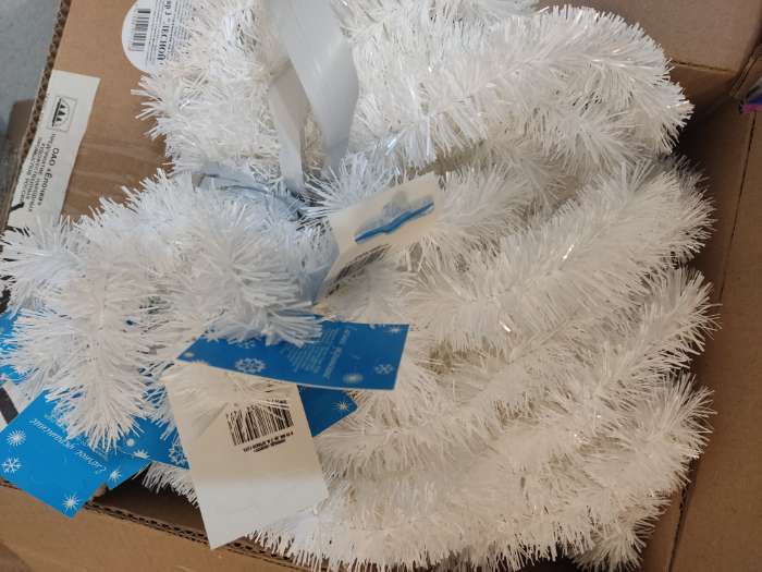 Фотография покупателя товара Мишура новогодняя «Жемчуг» d=3.5 см, L- 200 см - Фото 1