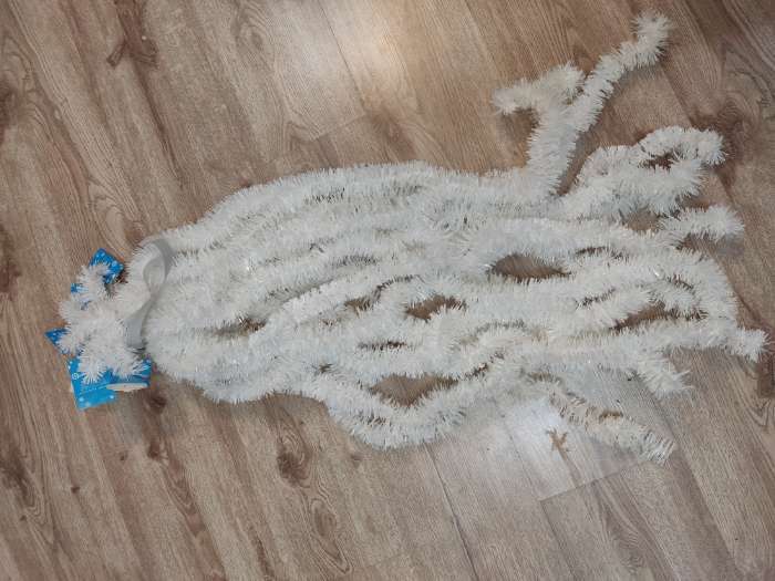 Фотография покупателя товара Мишура новогодняя «Жемчуг» d=3.5 см, L- 200 см - Фото 2