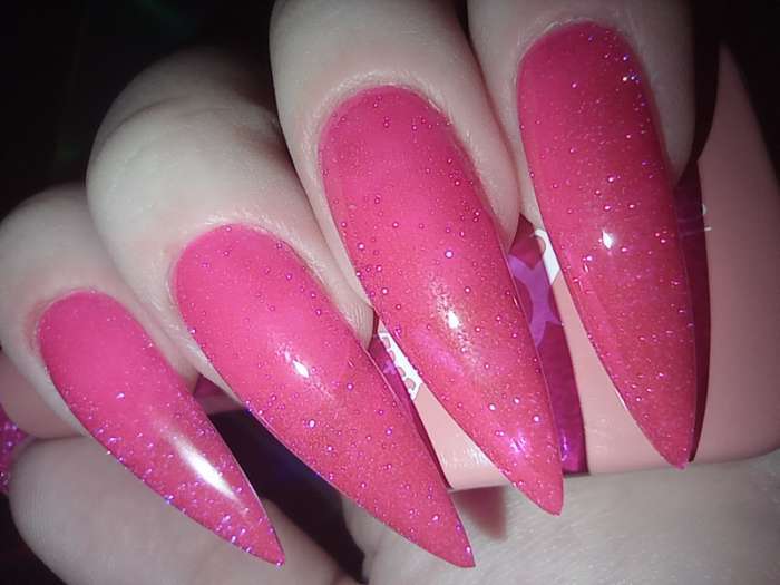 Фотография покупателя товара Гель лак для ногтей, неоновый, светоотражающий, трехфазный, 10 мл, LED/UV, синий (15) - Фото 3