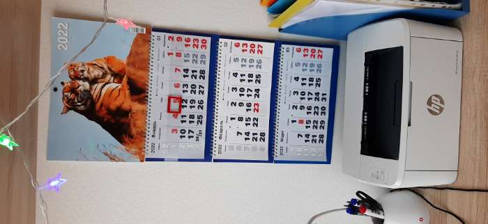Фотография покупателя товара Календарь квартальный, трио "Символ года - 80" 2022 год, 31 х 69 см - Фото 1