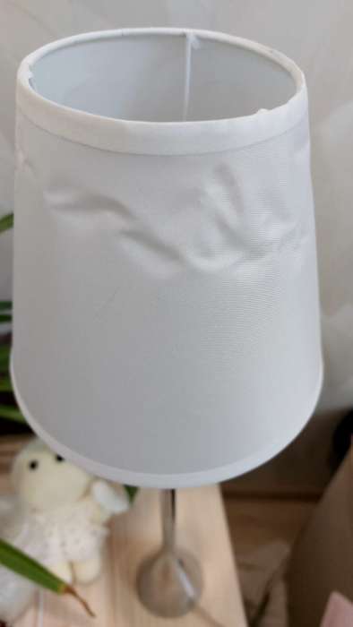 Фотография покупателя товара Абажур Е14, 15.5×15.5×13.7 см, белый - Фото 1