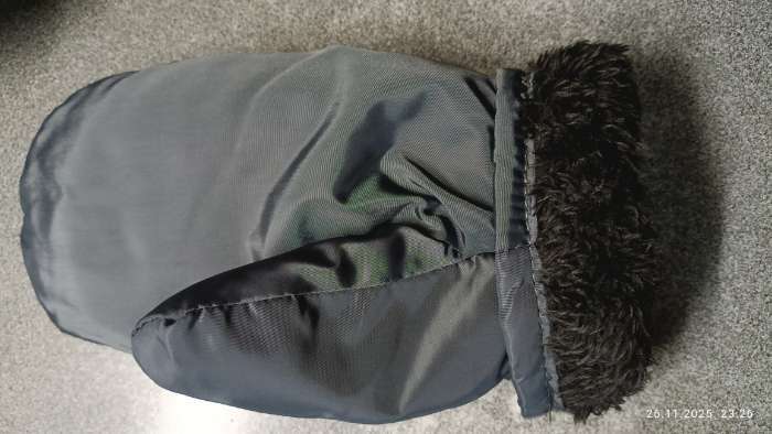 Фотография покупателя товара Варежки женские MIST, с меховым утеплителем, размер 26 см, серые - Фото 1