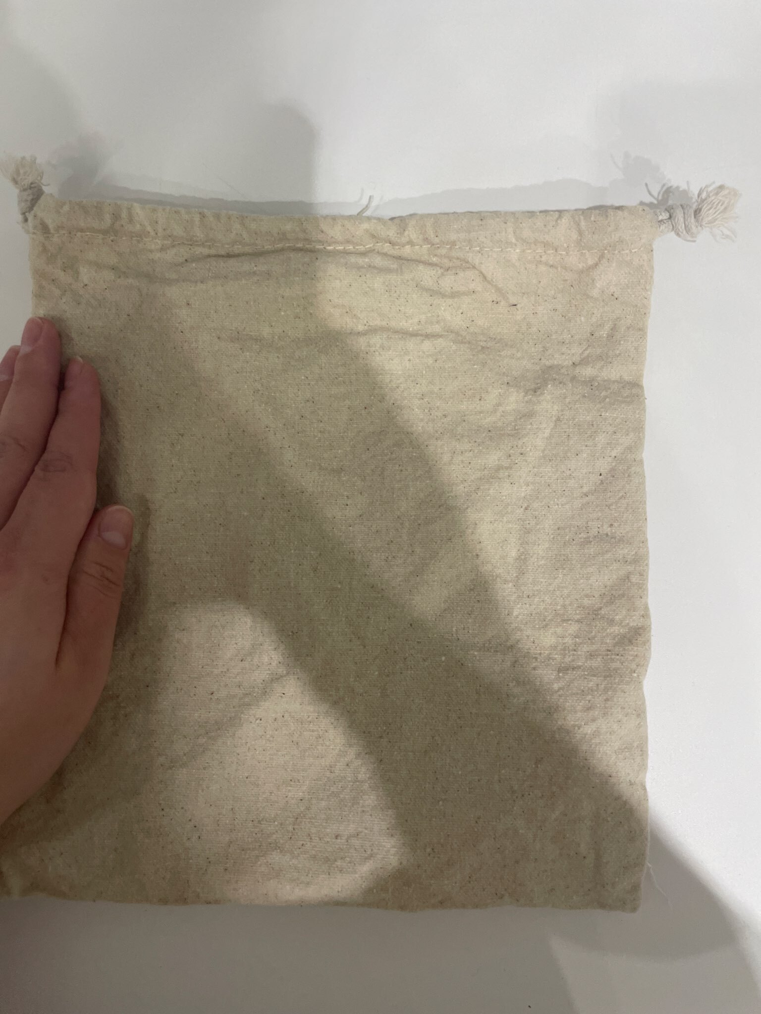 Фотография покупателя товара Мешочек для хранения Доляна, 25×30 см, лён - Фото 4