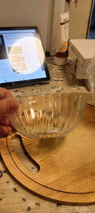 Фотография покупателя товара Салатник «Магия», 450 мл, d=13 см, стекло, прозрачный - Фото 2