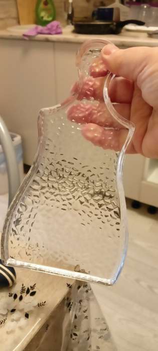 Фотография покупателя товара Блюдо сервировочное «Флес», 18×8.8 см, стекло, прозрачное - Фото 1