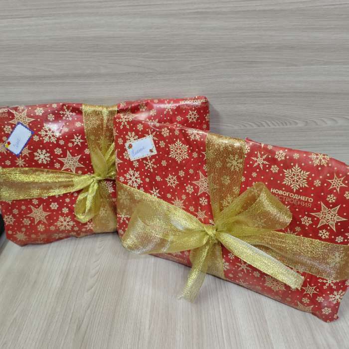 Фотография покупателя товара Набор парчовых лент, 5 шт., размер лент: 6/10/20/40/50 мм, 23±1 м, цвет золотой - Фото 2