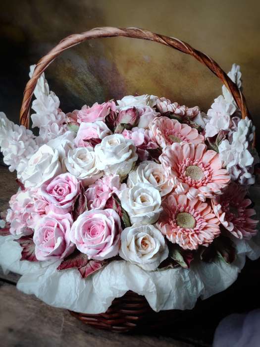 Фотография покупателя товара Корзина плетёная для хранения, ива, овальная, тёмно - коричневая, набор 3 шт. - Фото 1