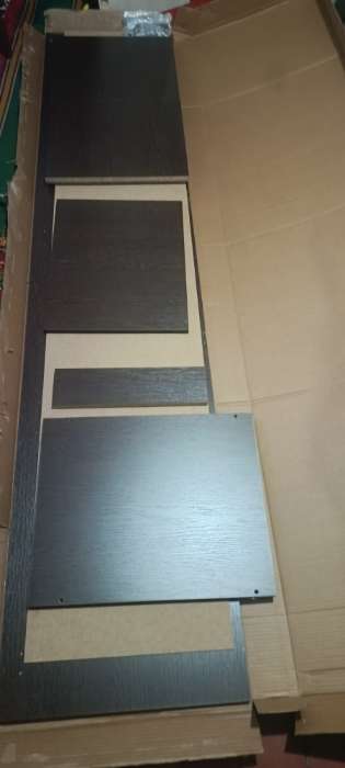 Фотография покупателя товара Шкаф – пенал «Соло», 400×490×2200 мм, цвет венге/лоредо - Фото 7