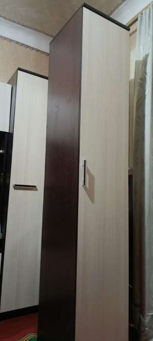 Фотография покупателя товара Шкаф – пенал «Соло», 400×490×2200 мм, цвет венге/лоредо - Фото 3