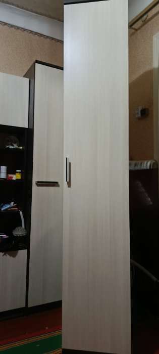 Фотография покупателя товара Шкаф – пенал «Соло», 400×490×2200 мм, цвет венге/лоредо - Фото 2