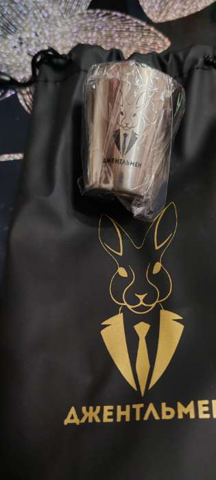 Фотография покупателя товара Стопки в чехле «Герб»: нержавеющая сталь, набор 3 шт. × 30 мл - Фото 1