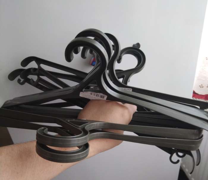 Фотография покупателя товара Плечики - вешалка для верхней одежды, размер 52-54, МИКС - Фото 6