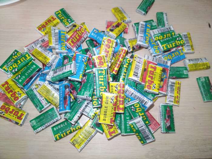 Фотография покупателя товара Жевательная резинка Турбо спорт гонки, дыня, апельсин, яблоко, персик, 50×4.5 г - Фото 1