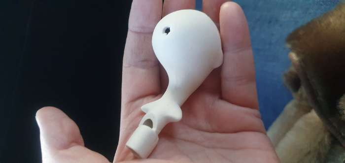 Фотография покупателя товара Свистулька керамическая под раскраску «Кит» - Фото 8