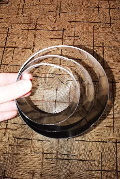 Фотография покупателя товара Формы для выкладки и выпечки KONFINETTA «Круг», набор 3 шт., d=8 см, d=10 см, d=12 см, нержавеющая сталь, серебристый - Фото 4