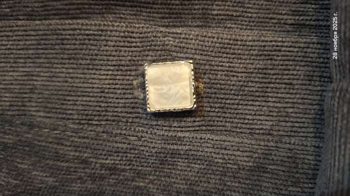 Фотография покупателя товара Пуговицы на ножке, пластиковые, 13×13 мм, набор 10 шт., цвет серебряный - Фото 3