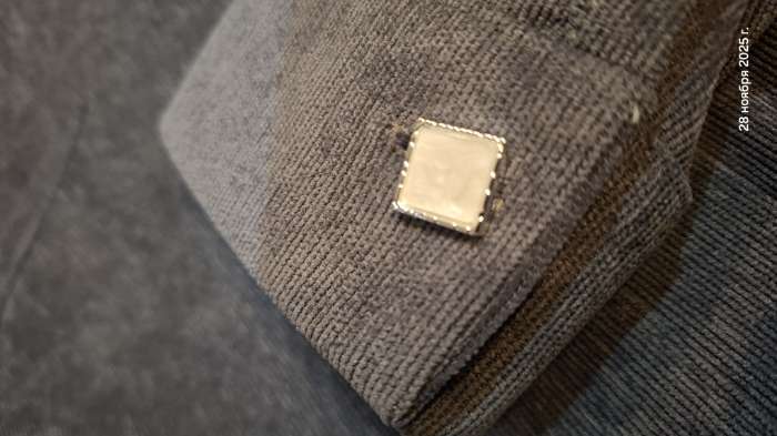 Фотография покупателя товара Пуговицы на ножке, пластиковые, 13×13 мм, набор 10 шт., цвет серебряный - Фото 4