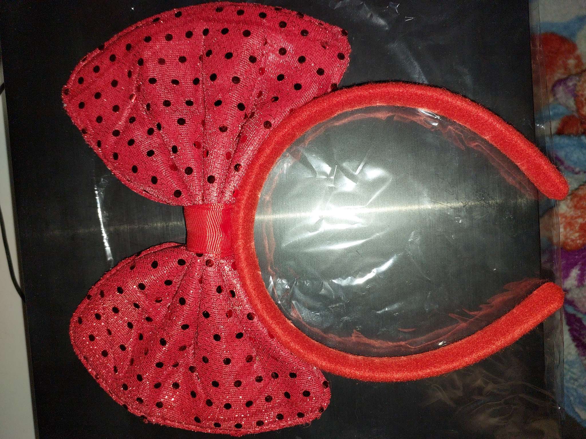 Фотография покупателя товара Ободок новогодний карнавальный «Бант» - Фото 1