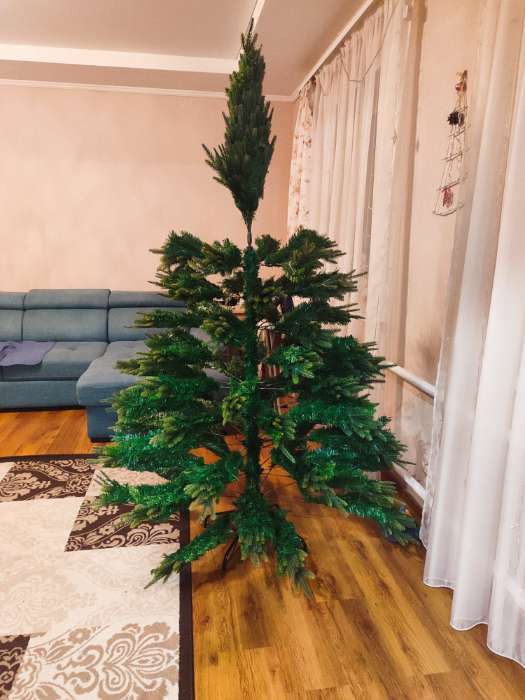 Фотография покупателя товара Искусственная ёлка «Зимнее волшебство. Элит», 210 см, d нижнего яруса 140 см, 1356 смешанных веток шарнирные - Фото 1