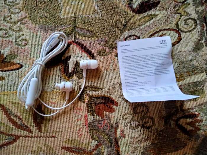 Фотография покупателя товара Наушники CB-52, проводные, вакуумные, микрофон, Jack 3.5 мм, кабель 1 м, чёрные - Фото 5