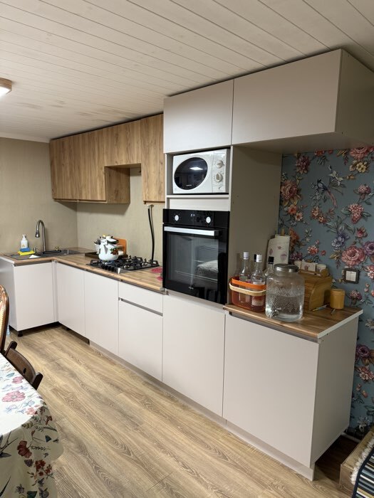 Фотография покупателя товара Кухонный гарнитур в потолок «Виктория», 3000 мм, цвет графит - Фото 4