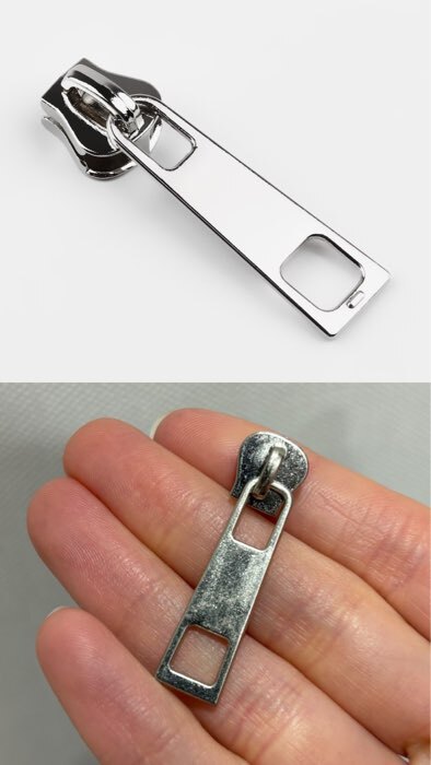 Фотография покупателя товара Бегунок галантерейный для молнии «Трактор», №5, 10 шт., цвет никель - Фото 5