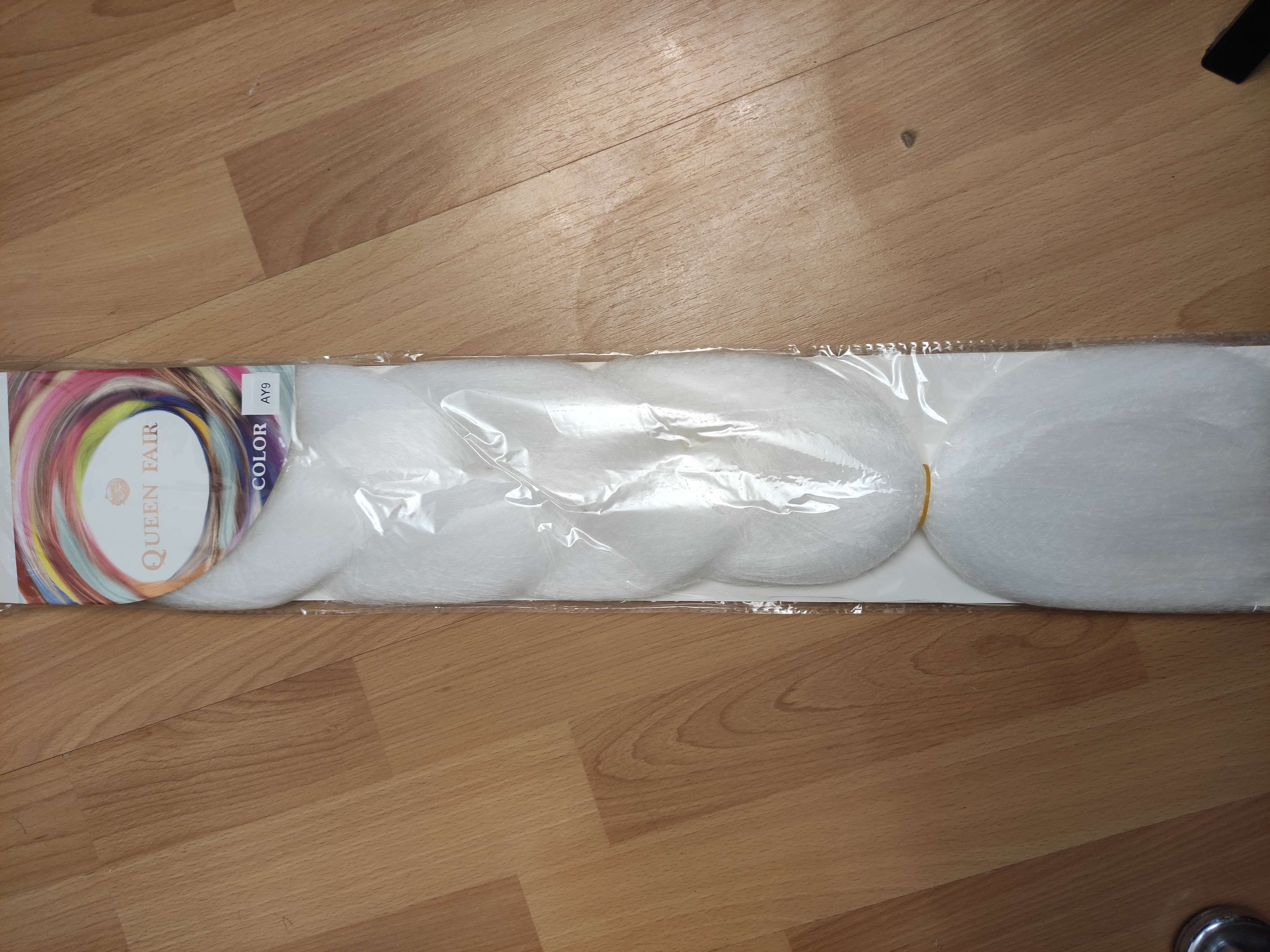 Фотография покупателя товара ZUMBA Канекалон однотонный, гофрированный, 60 см, 100 гр, цвет небесный(#AY33) - Фото 25