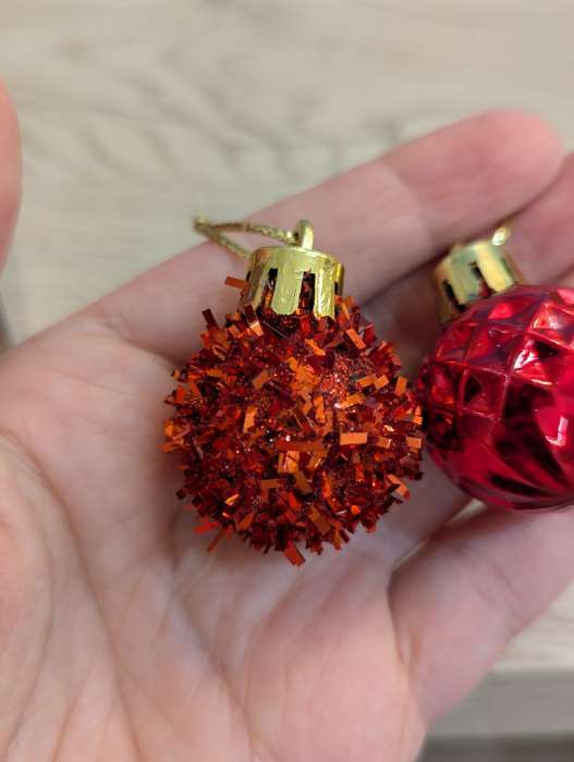 Фотография покупателя товара Ёлочные игрушки «Альянс», шары новогодние, d=2.5 см, набор 12 шт., серебристый/синий - Фото 1