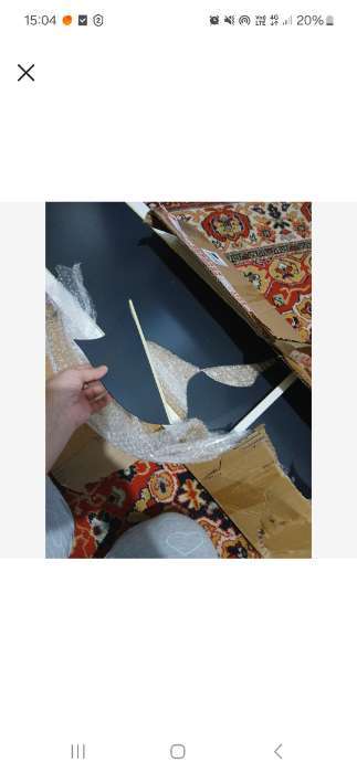 Фотография покупателя товара Зеркало интерьерное напольное, 40×155 см, цвет белый - Фото 8