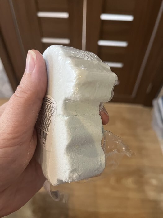 Фотография покупателя товара Бомбочка для ванн новогодняя «Елка плавающая с фейерверком», 150 г - Фото 1