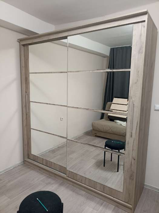 Фотография покупателя товара Шкаф – купе «Элегант 8», с зеркалом, 2000×650×2200 мм, цвет кашемир - Фото 1