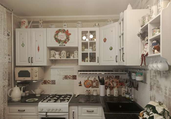 Фотография покупателя товара Наклейки на окна многоразовые «Новогодний венок», 50×70 см - Фото 23